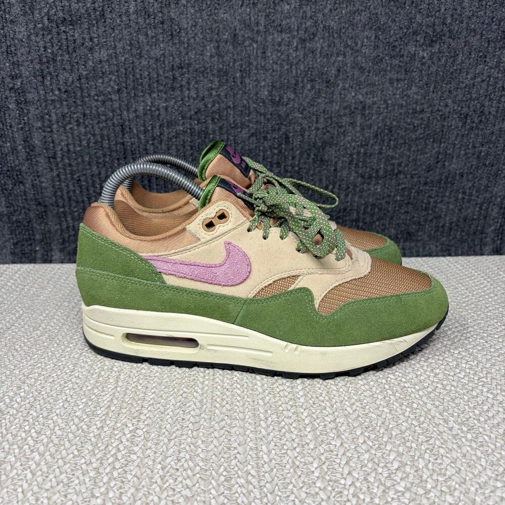 Nike Air Max 1 Treeline Light Bordeaux Green Brown Mens 7 Women’s 8.5 DR9773-300